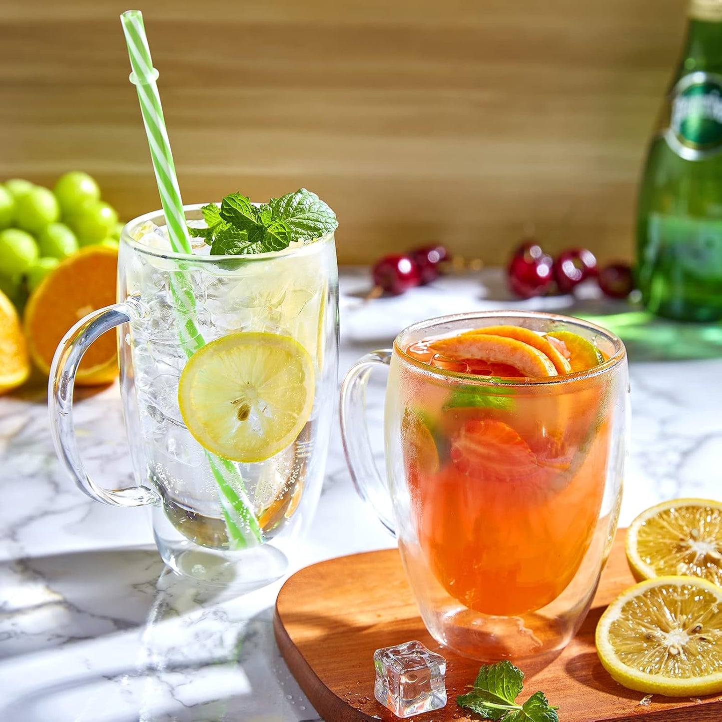 Double Wall Insulated Cup With Handle – 250ml / 350ml / 450ml