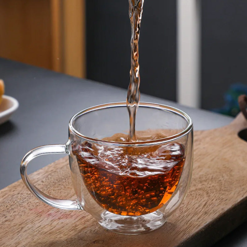 Double Wall Insulated Cup With Handle – 250ml / 350ml / 450ml