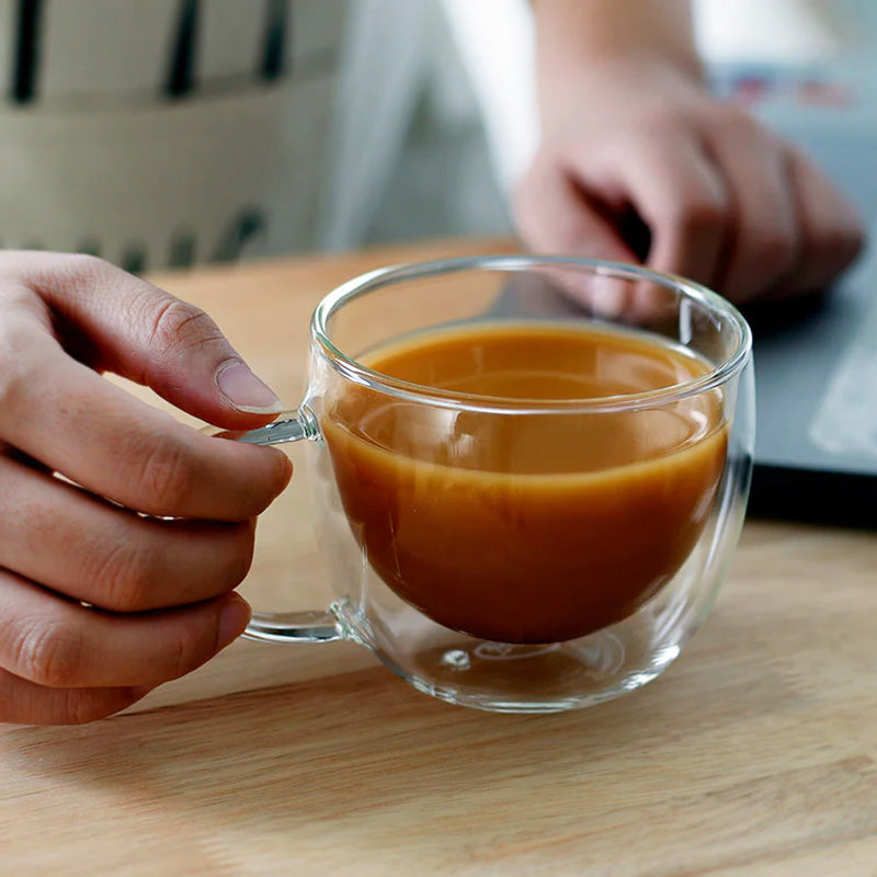 Double Wall Insulated Cup With Handle – 250ml / 350ml / 450ml