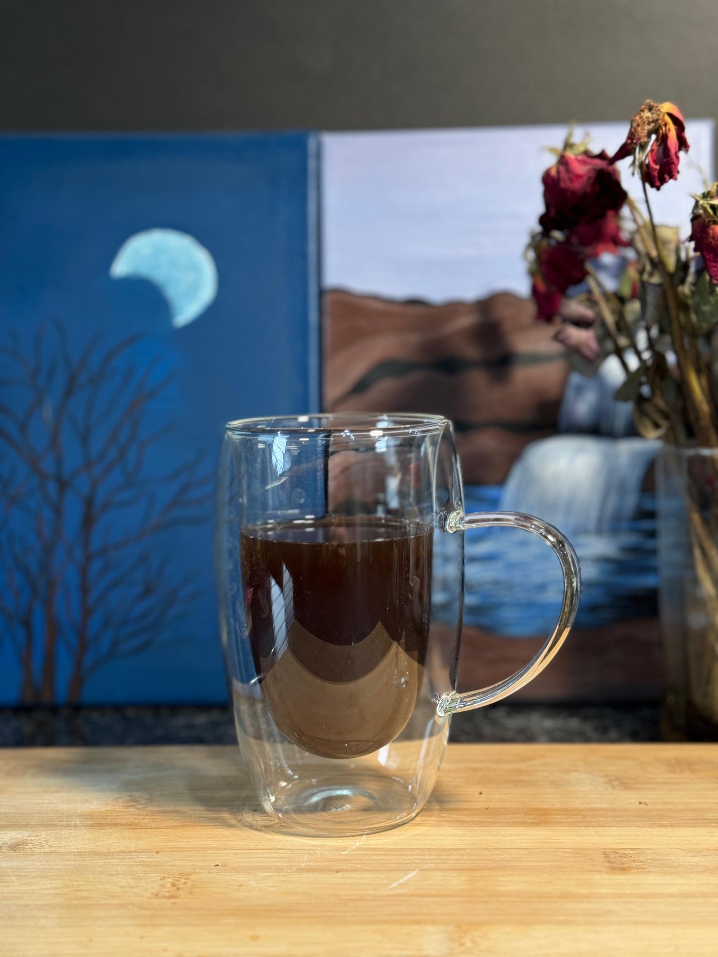 Double Wall Insulated Cup With Handle – 250ml / 350ml / 450ml